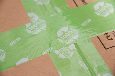 Packband aus Recycling-Plastik bei Blütengold Paket