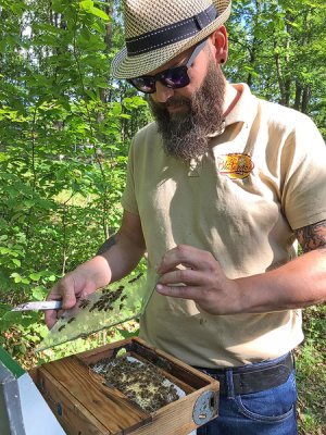 der neue Belegstellenleiter IM Franz Obendorfer