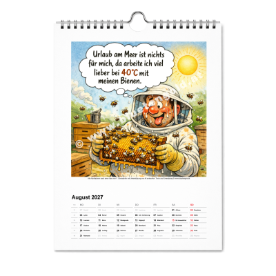 Imkerkalender Monatsansicht