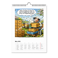 Wandkalender Monatsansicht