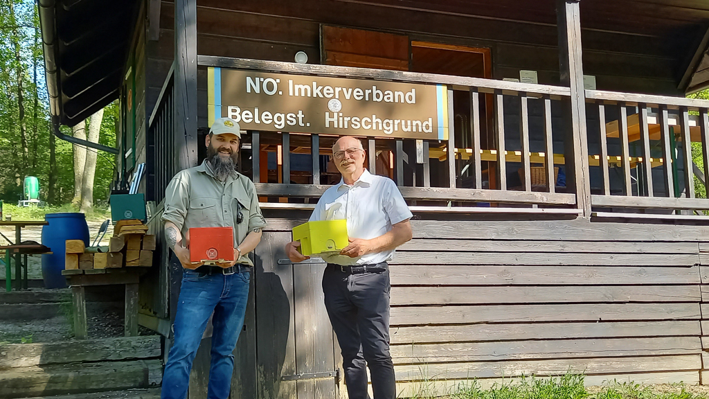 Belegstelle Hirschgrund Imkermeister Obendorfer Präsident IM Niklas