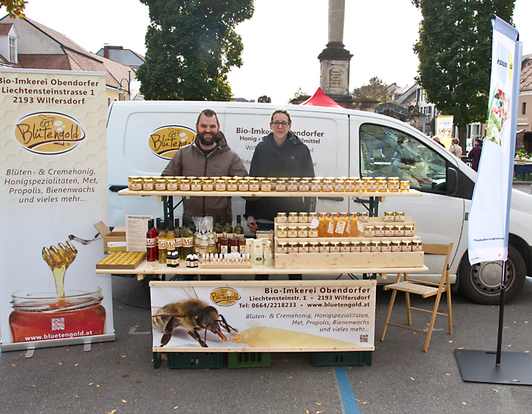 Honigverkauf in Mistelbach